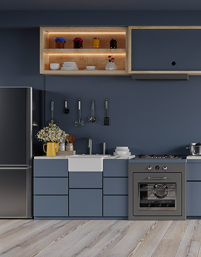 Custom kitchen design and planning in Riyadh